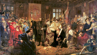 A Polish-Lithuanian Commonwealth is created with the Union of Lublin